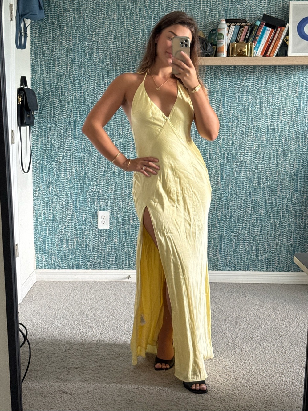 Bardot Yve Halter Dress size Medium